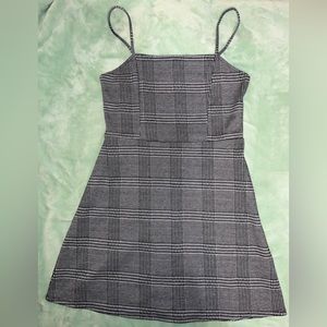 Black Plaid Dress